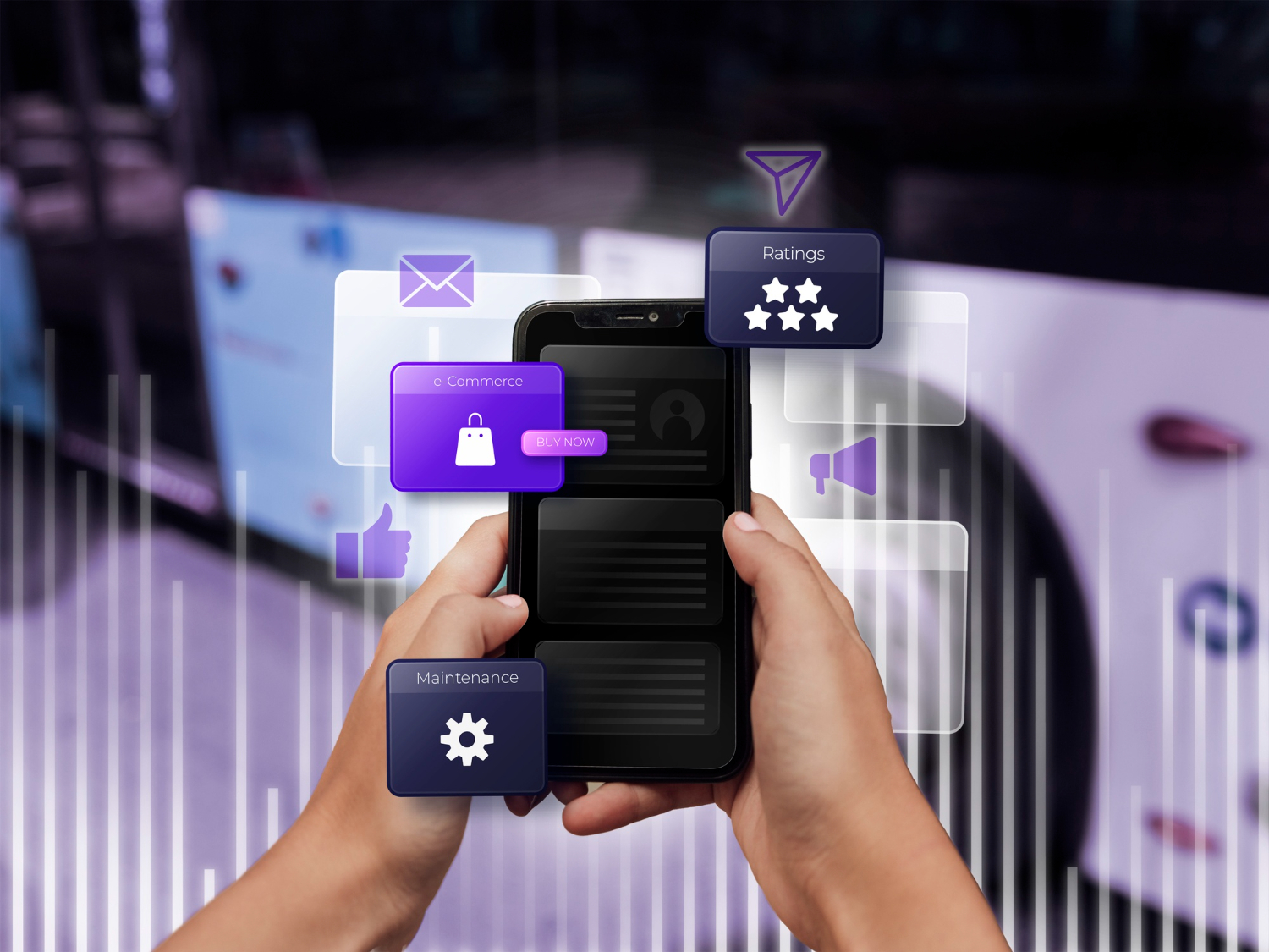 UI / UX Design background